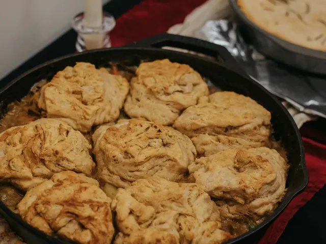 Chicken Pot Pie with Biscuit Topping